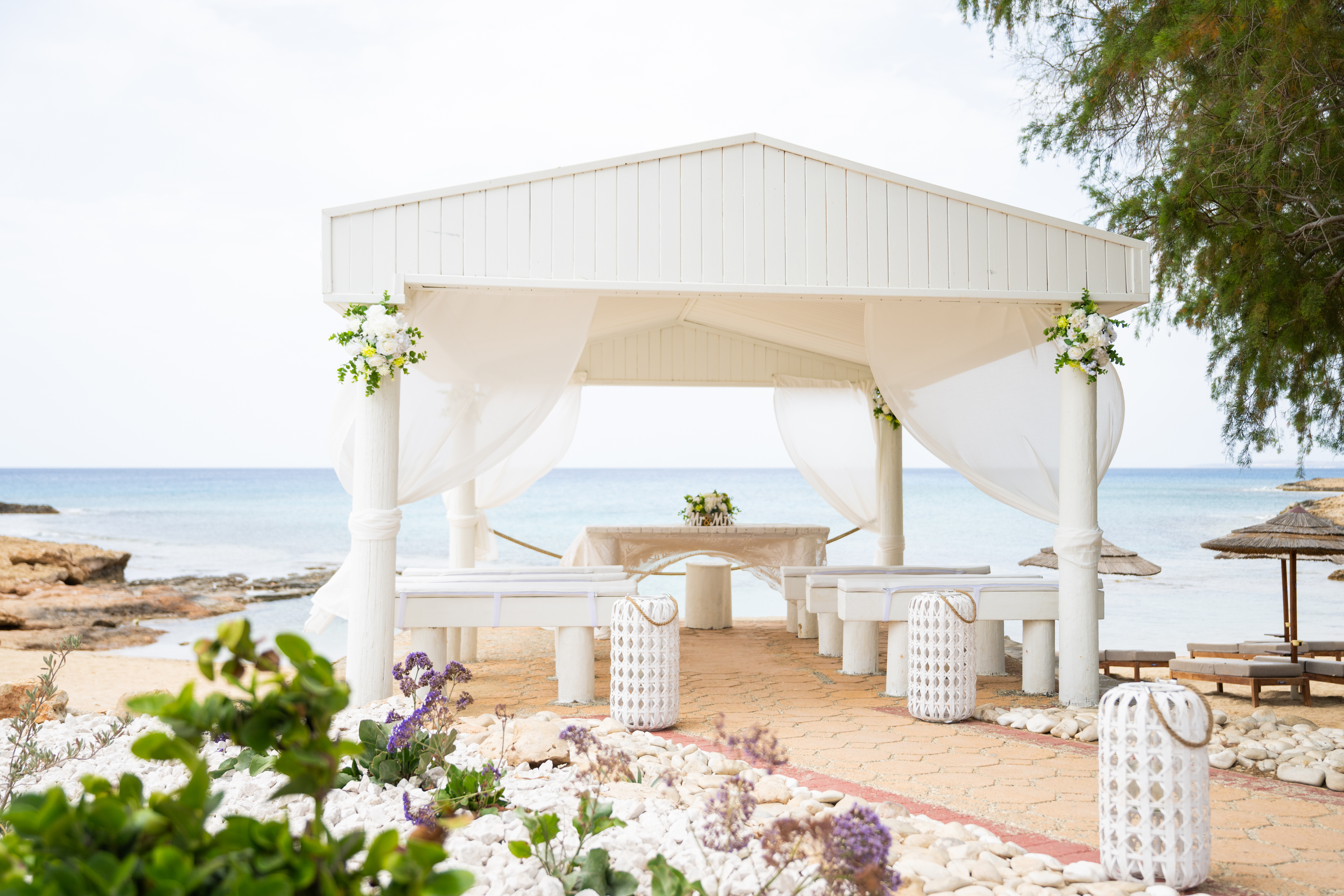 Book your wedding day in Venue Ammos (Kampouri) Main Venue & Beach Venue